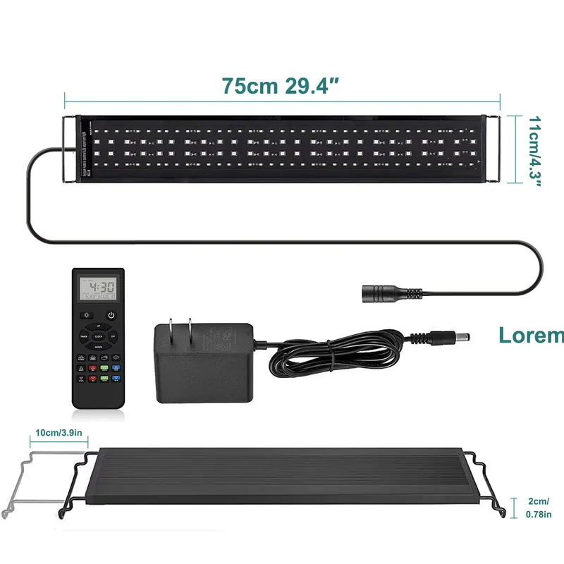 Live Plant Aquarium - Luz LED Profissional para Aquário SIROKA