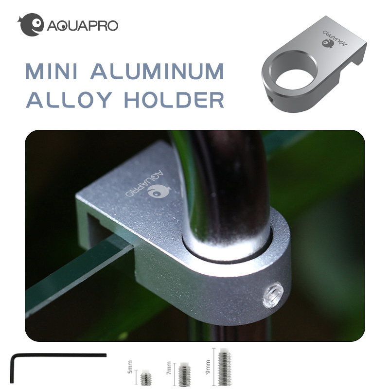 Aquarium Planted Tank Filter - Mini suporte de liga de alumínio