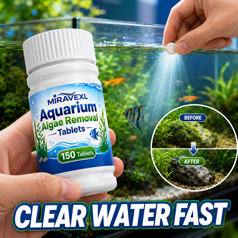 Aquarium Moss - MIRAVEXL 150 Comprimidos para Remoção de
