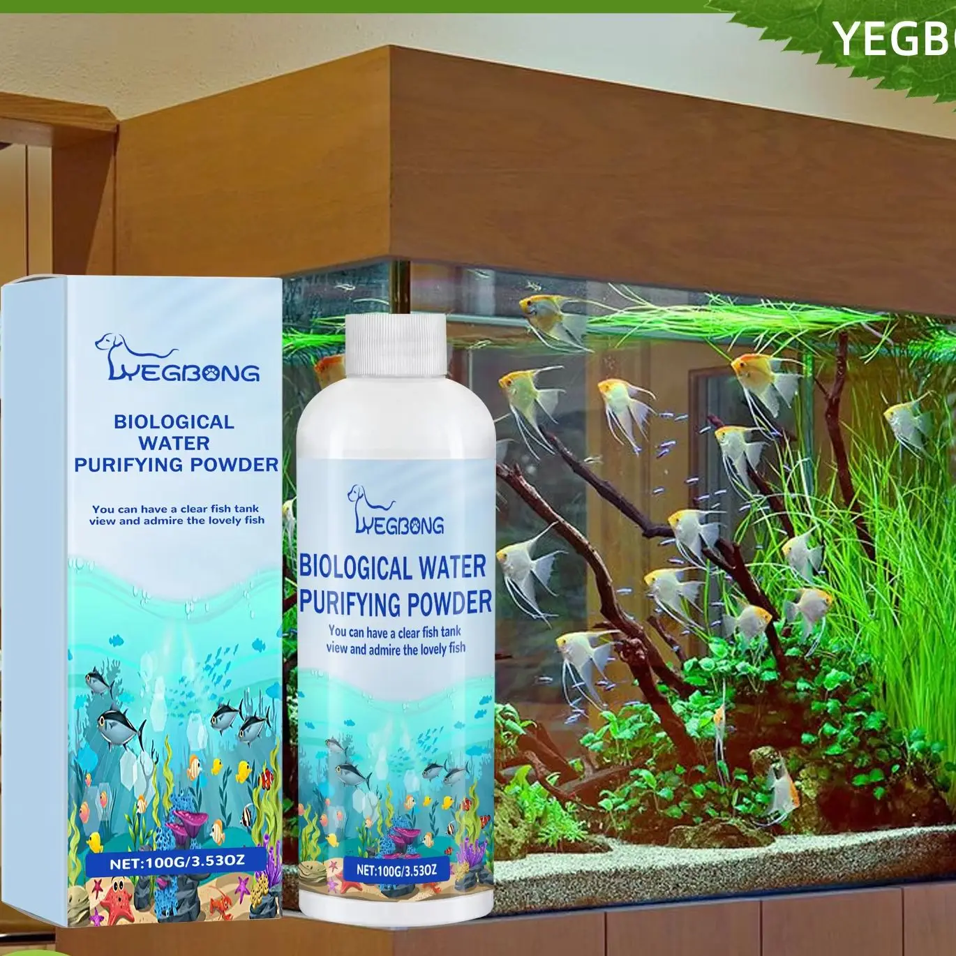 Pó de controle de algas de aqu - Planted Aquarium Algae Control avaliação e preço