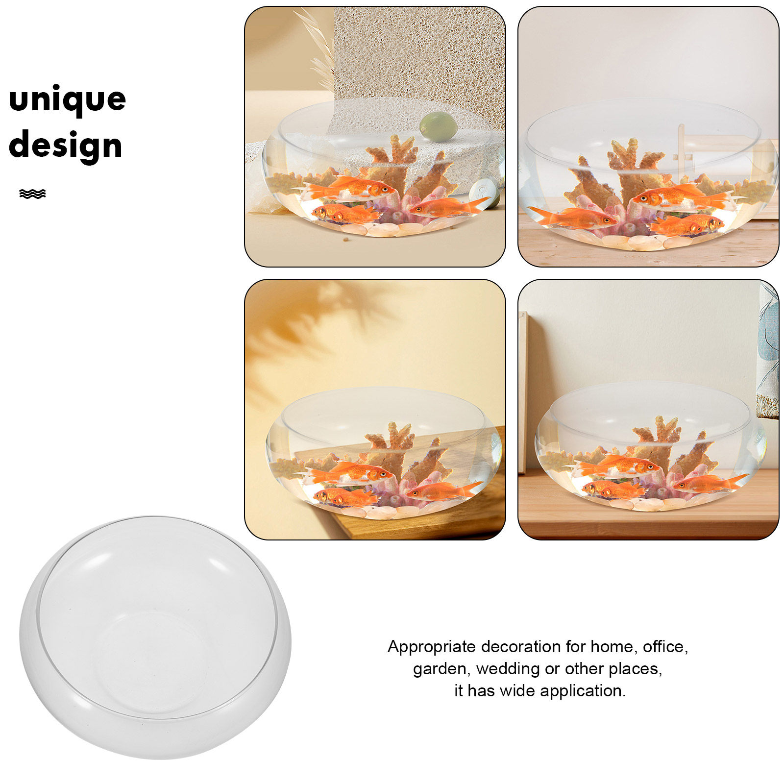 Aquário de Vidro para Peixes,  - Plant Aquarium Pot avaliação e preço