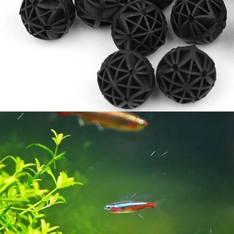 50 Peças de Bolas de Filtro Bi - Aquarium Planted Tank Filter avaliação e preço