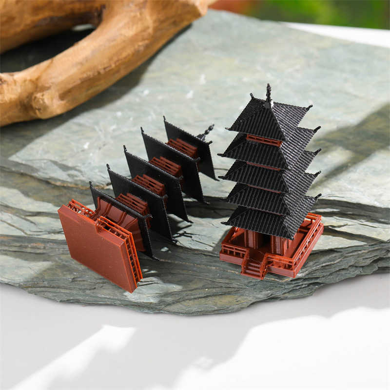 Estátua de Mini Pagode, Modelo - Aquarium Moss avaliação e preço
