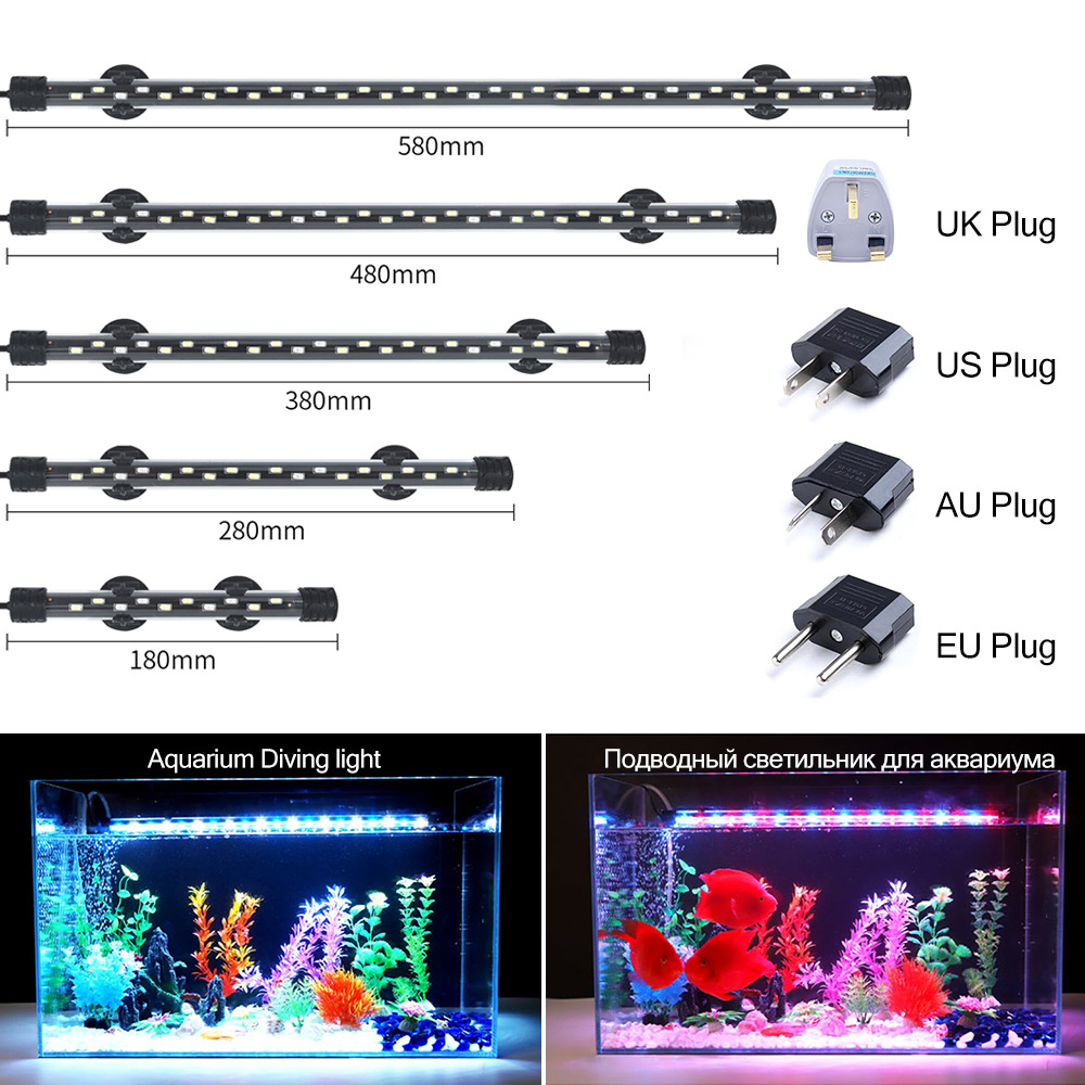 90-260v luz de aquário led à p - Aquarium Plant Light avaliação e preço