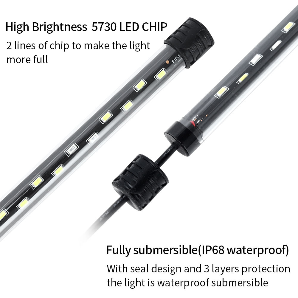 90-260v luz de aquário led à p - Aquarium Plant Light avaliação e preço