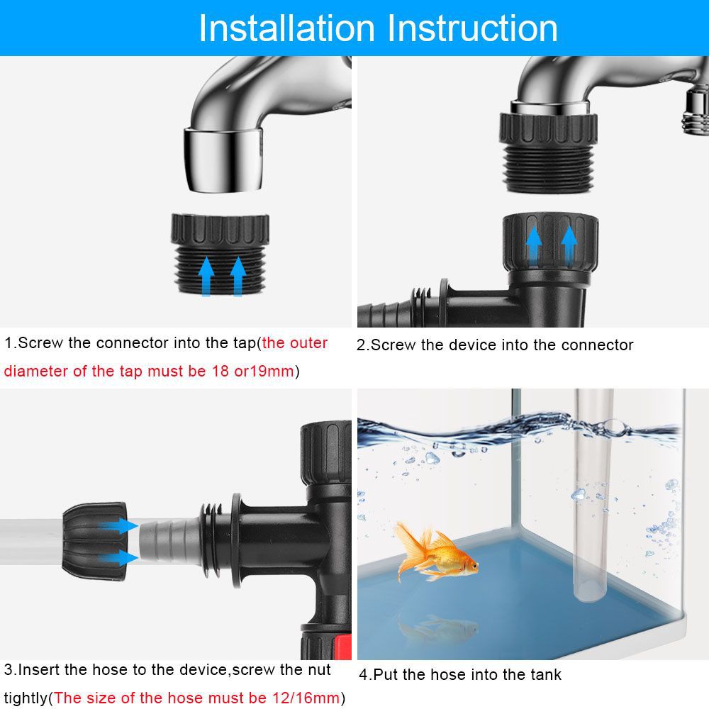 Trocador de água para aquário, - Planted Aquarium Cleaning avaliação e preço